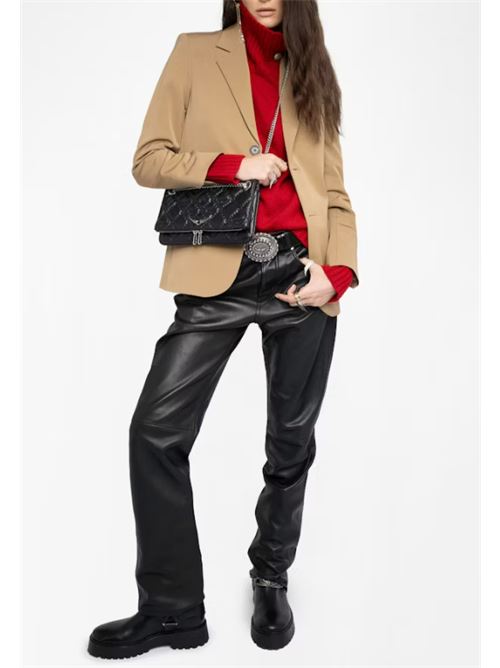 ROCK II QUILTED MONOGRAM ZADIG&VOLTAIRE | LWBA04053011 BLACK